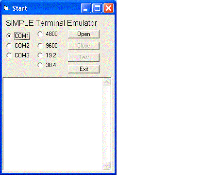 Win/CE Std Serial Comm Lib for eVC Screenshot